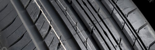 Preview: a new unused tire, fresh rubber wheel for sport race car texture