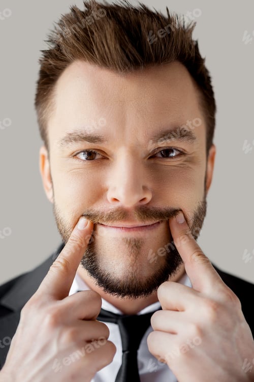 Preview: Making a fake smile.