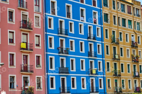 Preview: Colorful public housing in Bilbao