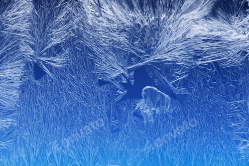 Preview: Frost pattern on a window glass