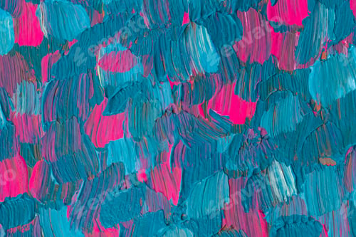 Preview: Blue paint textured background aesthetic DIY experimental art