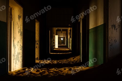 Preview: Abandoned house filled with sand