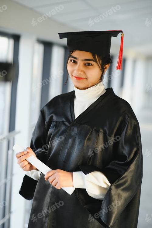 Preview: portrait of indian graduate student