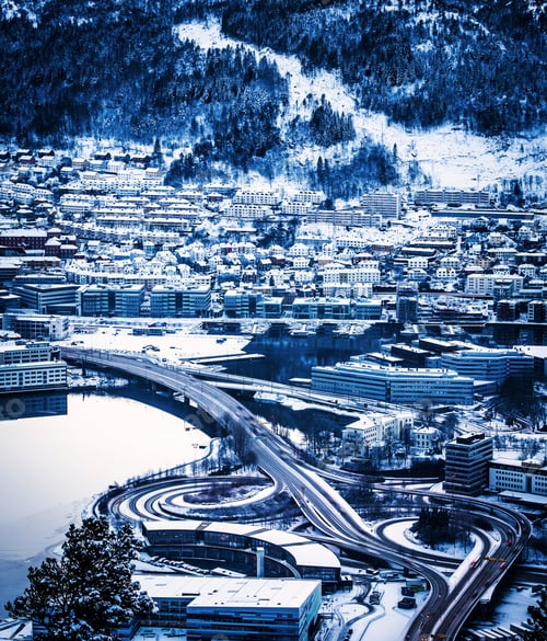 Preview: Bergen in winter,
