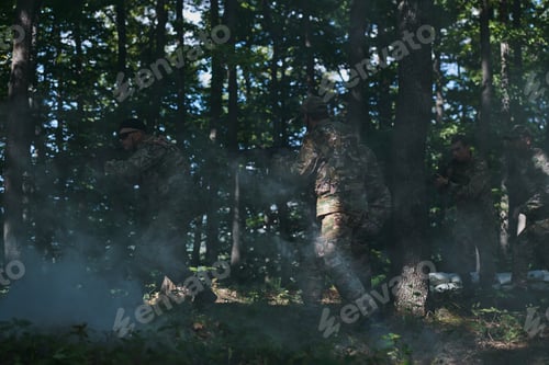 Preview: A specialized military antiterrorist unit conducts a covert operation in dense, hazardous woodland