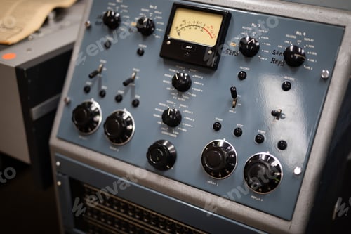 Preview: Vintage Machine with Knobs and Meters