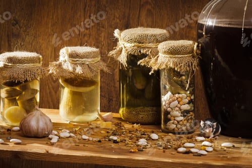 Preview: Mouse in larder with stockpiles