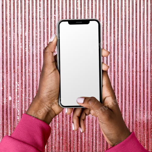 Preview: Blank phone screen, aesthetic design space