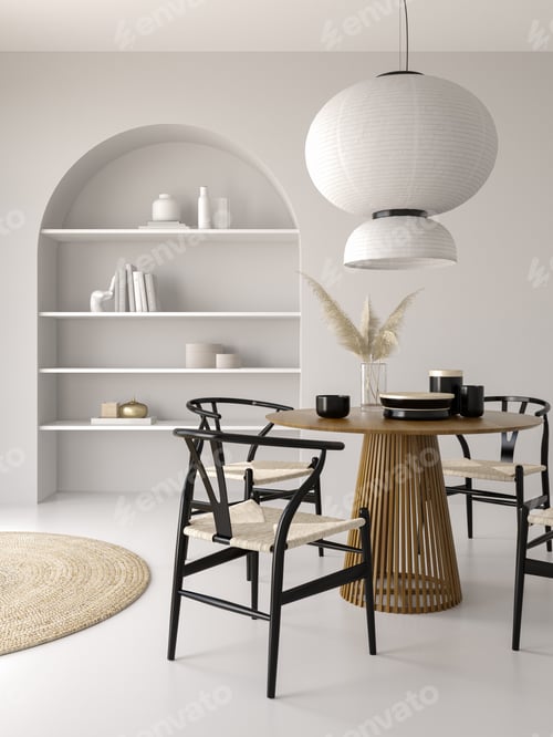 Preview: Modern Japand style conceptual interior room