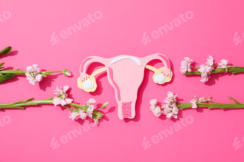 Preview: Women's health and women's healthcare concept with uterus
