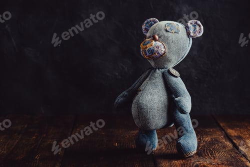 Preview: Close Up of Stuffed Bear Toy