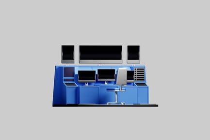 Preview: Futuristic control room station