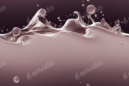 Preview: Seamless water texture with a liquid surface that has splashes and droplets.