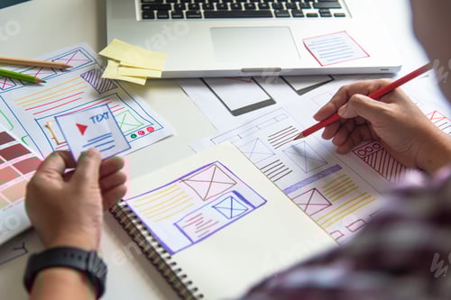 Preview: Website designer Creative planning application development graphic creative