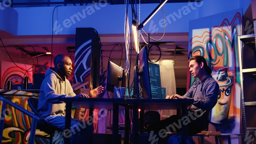 Preview: Hackers leaving secret HQ, going home