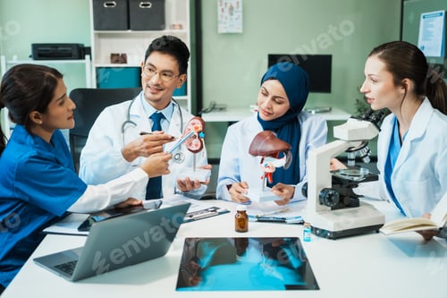 Preview: A diverse group of healthcare professionals, including doctors, nurses, and specialists