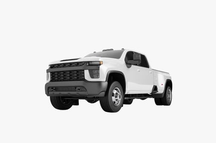 Preview: Crew Cab Pickup Truck - White