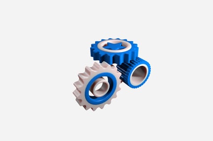 Preview: Industrial Gears and Cogs 3D illustration