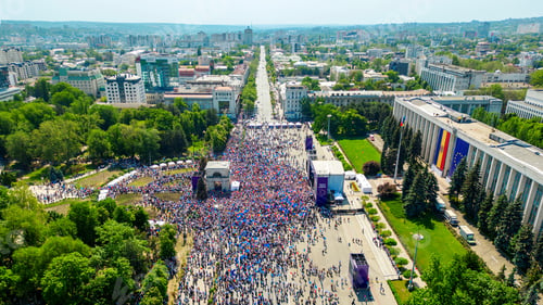 Preview: Rally in support of the country's European integration in Chisinau, Moldova