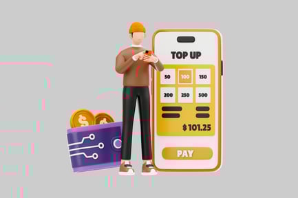 Preview: Digital top up app concept