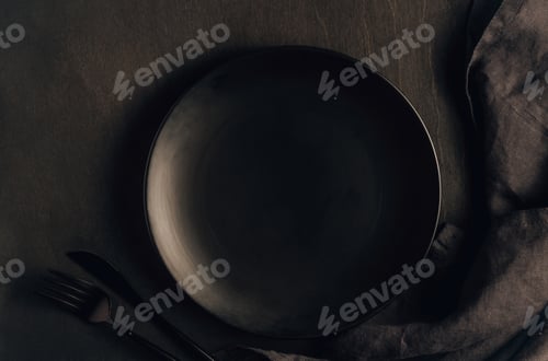 Preview: Black table setting