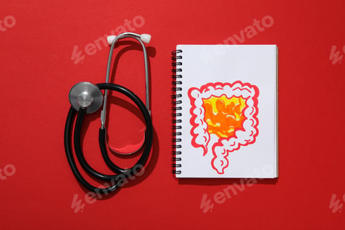 Preview: Concept of health care, stomach and intestinal problems