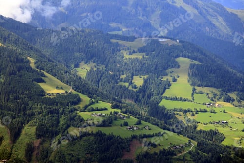 Preview: Farmland in Mountains