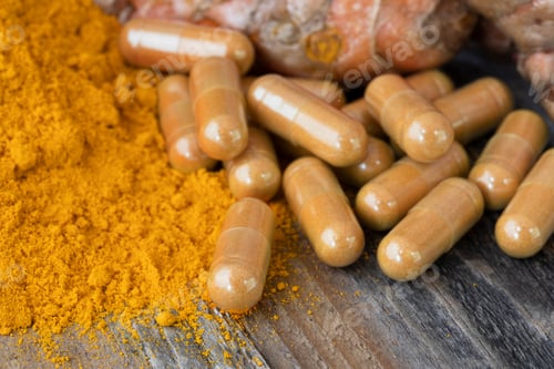 Preview: Turmeric Powder and Capsules