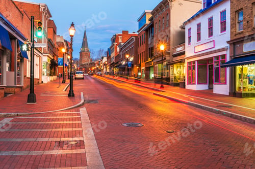 Preview: Annapolis, Marlyand, USA on Main Street