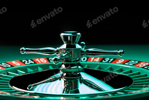 Preview: Roulette table close up at the Casino