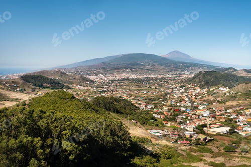 Preview: View of the Teide volcano on the island of Tenerife. Canary Islands, Spain