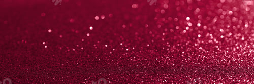 Preview: Magenta sparkling glitter bokeh background banner