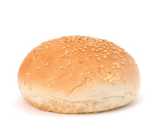 Preview: Round sandwich bun with sesame seeds