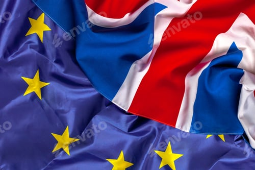 Preview: Flags of the United Kingdom and the European Union