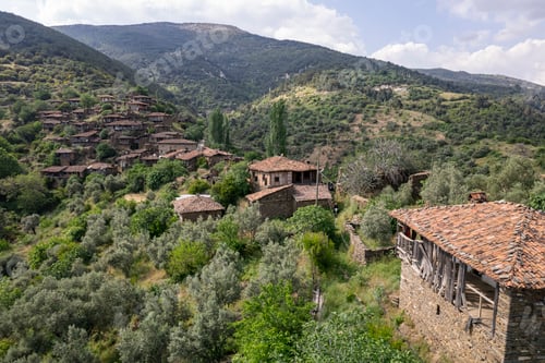 Preview: Lubbey Village is abandoned willage in Odemis Town.Stone and wooden houses.