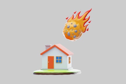 Preview: House under fiery meteor strike