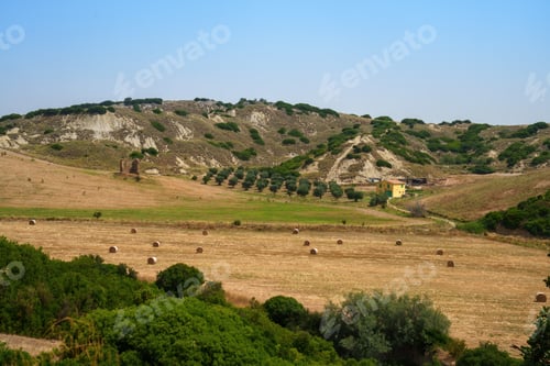 Preview: Country landscape near Aliano and Craco, Basilicata, Italy