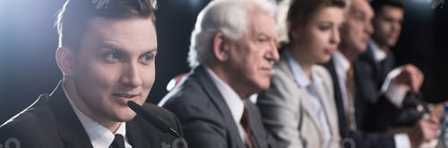 Preview: Politician fighting with opponents for electoral support