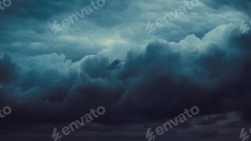 Preview: Dark moody storm clouds. Ominous warning