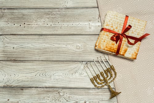 Preview: Jewish traditional Passover matzo bread