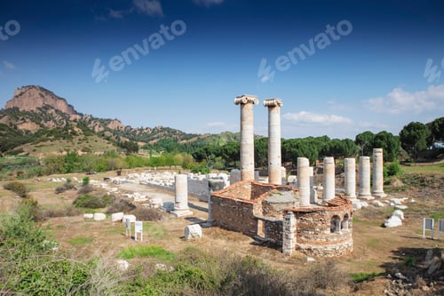 Preview: The Temple of Artemis. Sardes Ancient city. Manisa, Turkey. UNESCO World Heritage Tentative List.