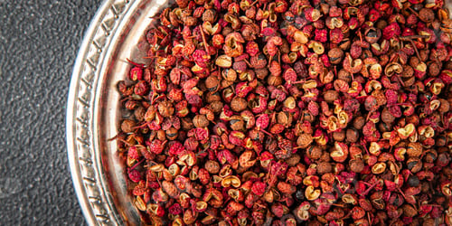 Preview: Sichuan pepper spice pepper peas fresh tasty food gourmet food background on the table rustic food