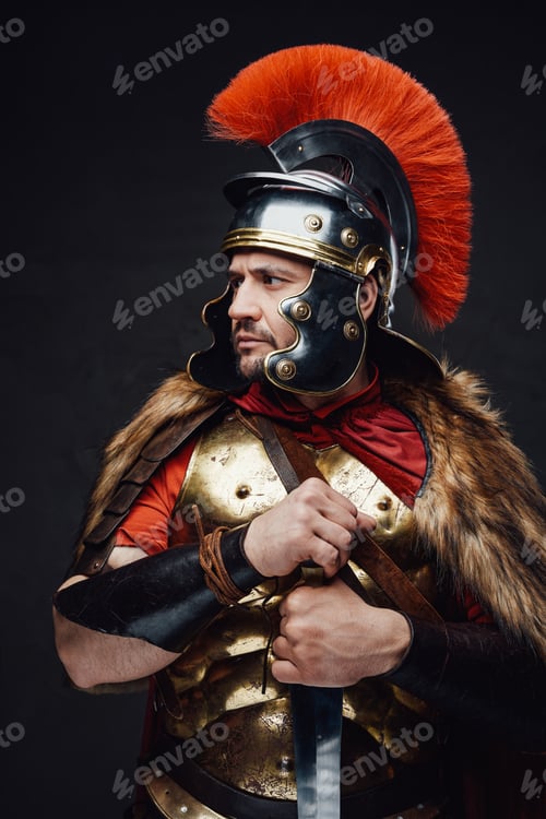 Preview: Imperial soldier in armored clothing with sword