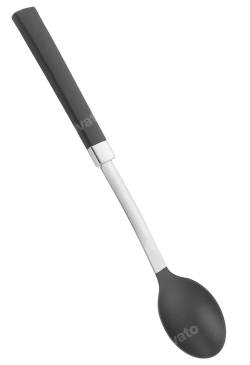 Preview: Plastic black spoon