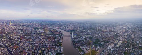 Preview: Bangkok Downtown. Thailand. Financial district and business in urban city in Asia.