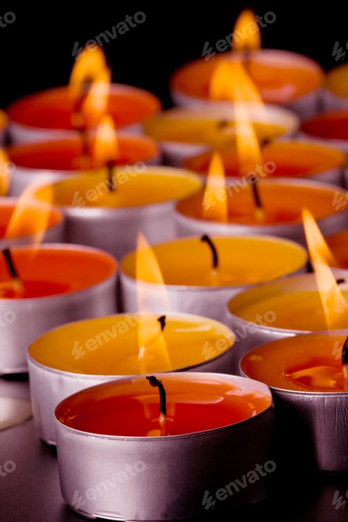 Preview: flaming candles