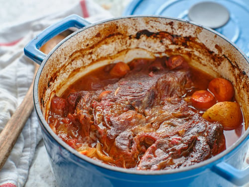 Preview: beef roast baked in dutch oven