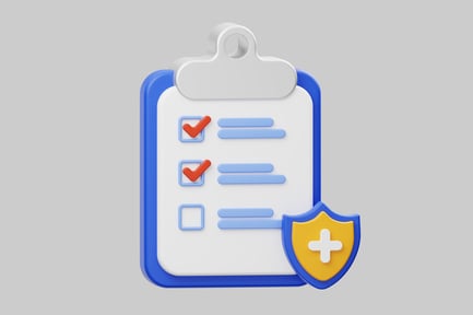 Preview: Insurance compliance checklist with shield protection