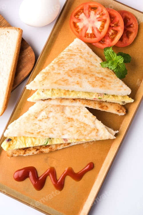 Preview: Bread Omelette Sandwich