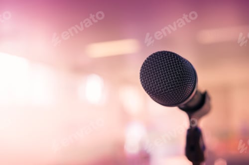 Preview: Microphone on stage